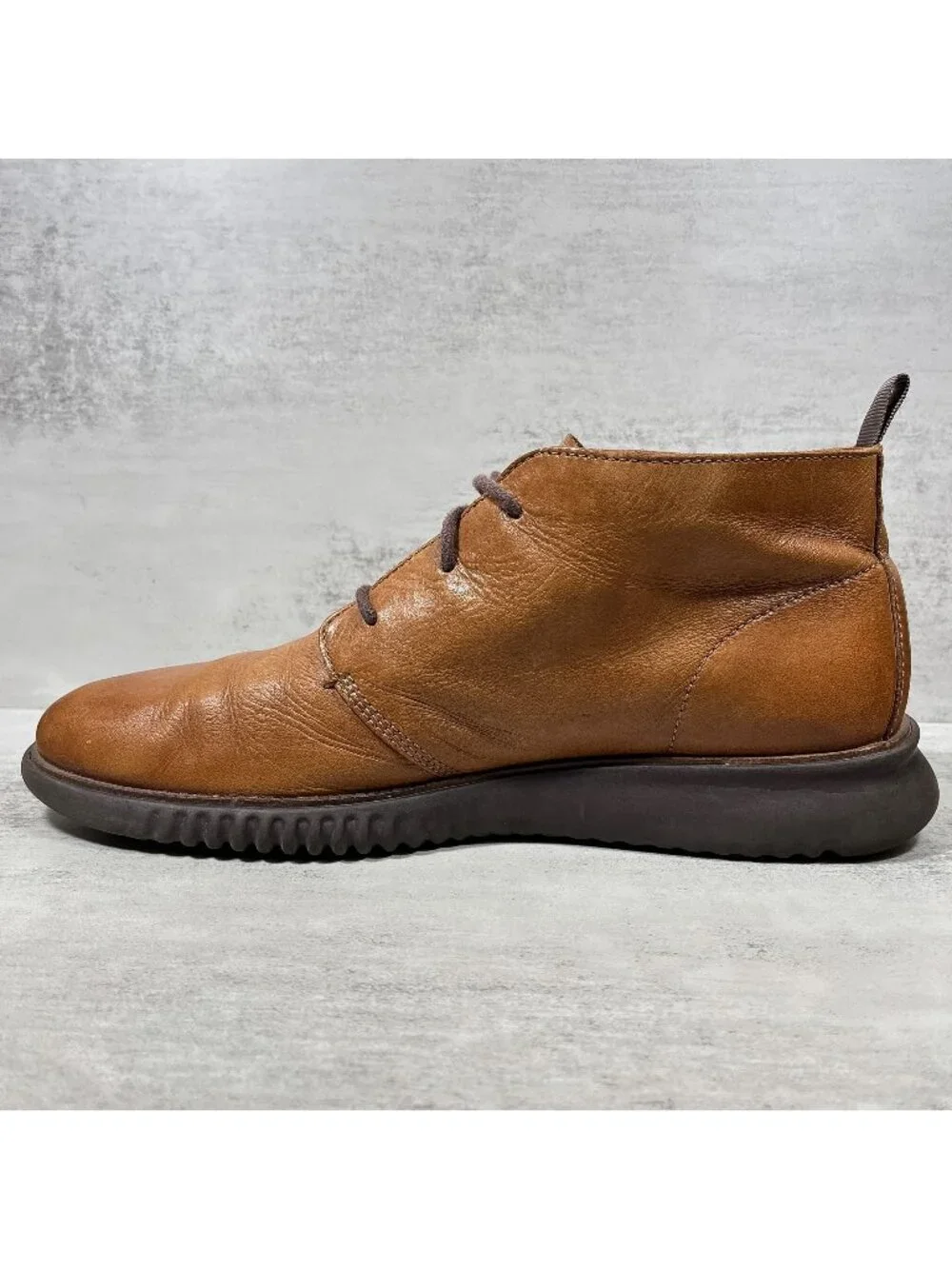 Cole Haan 2.ZeroGrand Chukka Boots - Men's Size 12 - British Tan Java